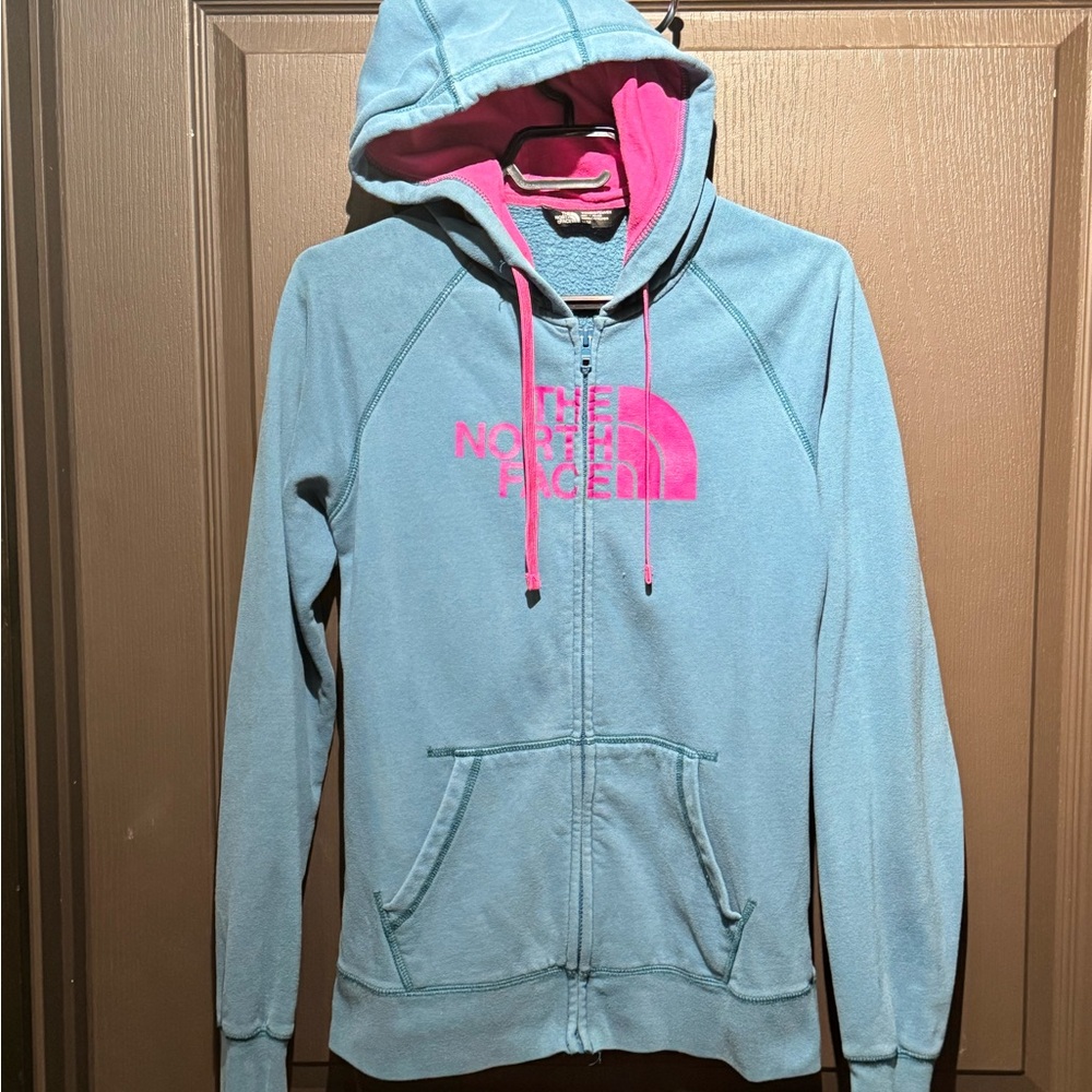 The North Face Women's Fleece in Pink and Blue